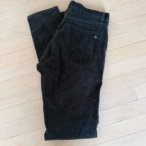 Rag & Bone Black Corduroy Pants- Never Worn!